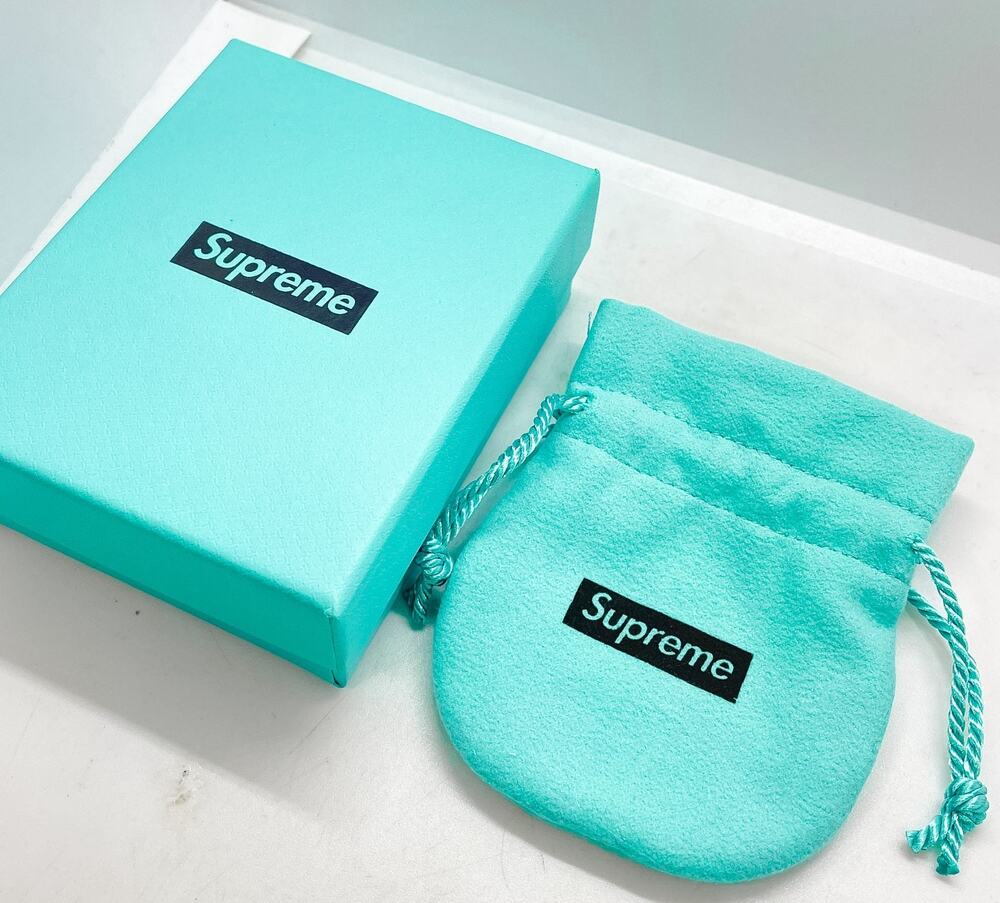 Tiffany & Co. X Supreme Box and Pouch Packaging Set